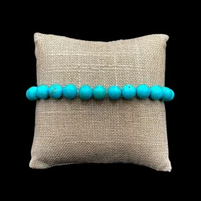 The Power of Color: How Wearing a Dyed Turquoise Howlite Bead Bracelet Can Boost Your Mood