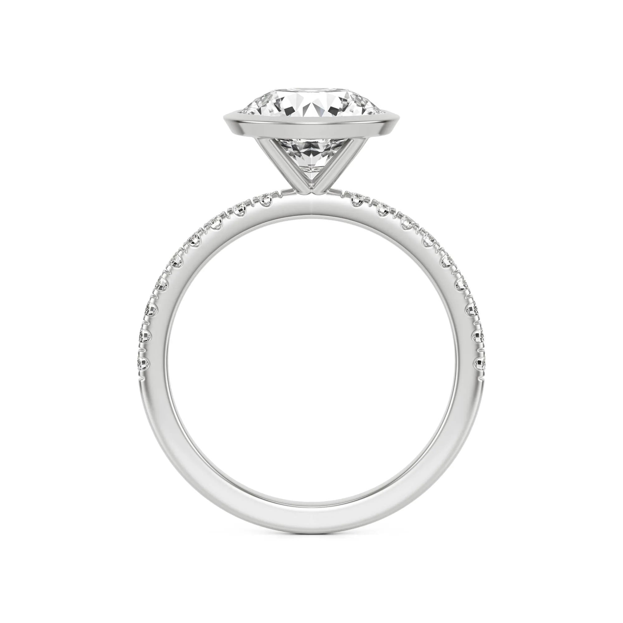 The Round Bezel Pavé