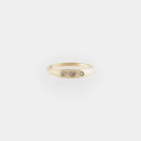Trinity Sunrise Diamond Ring