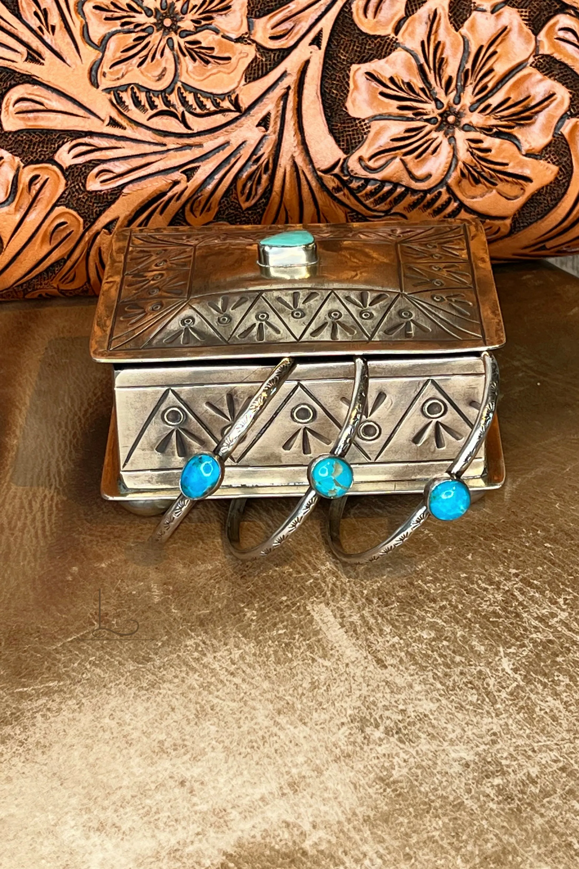 Turquoise Aria Stacker