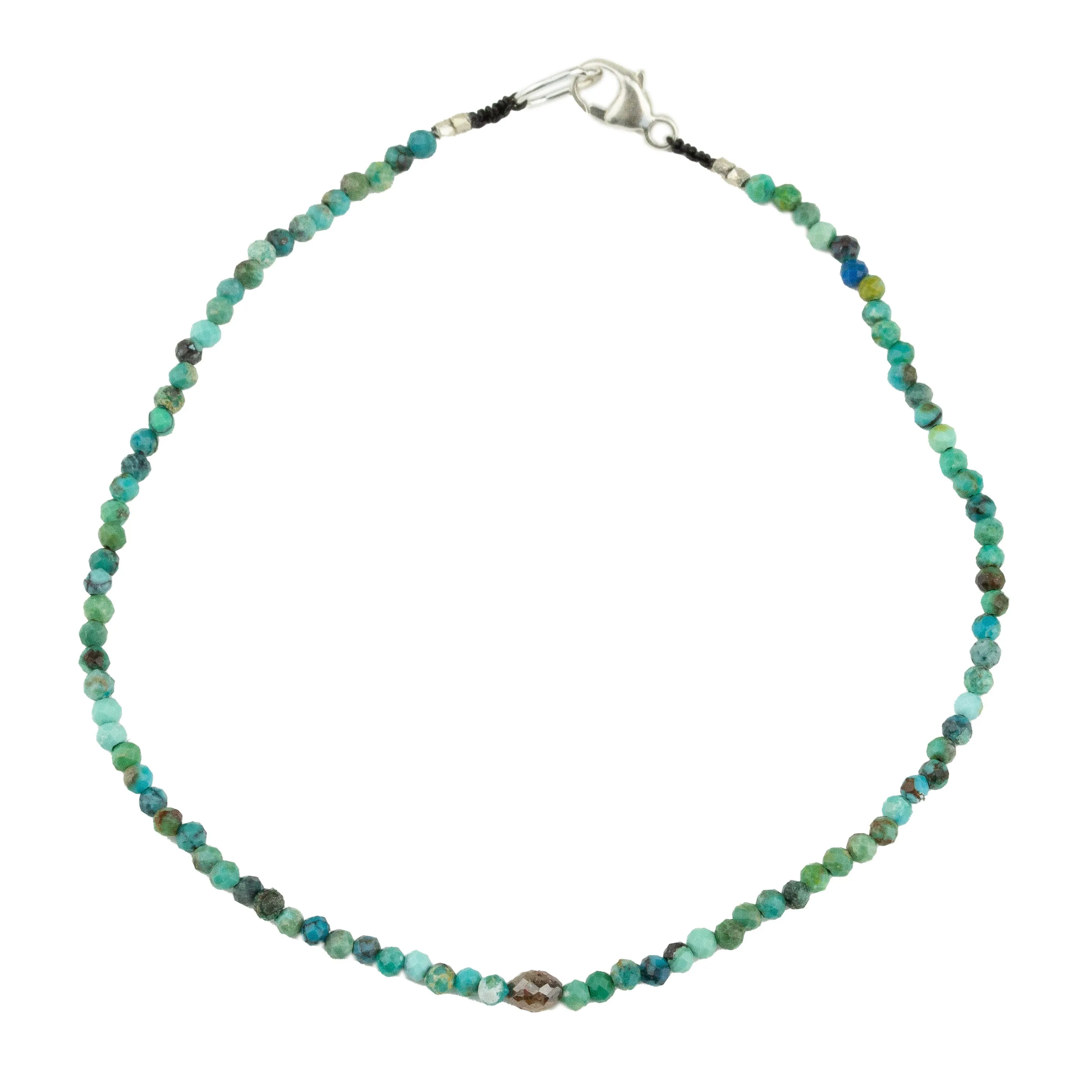 Turquoise   Red Diamond Bracelet