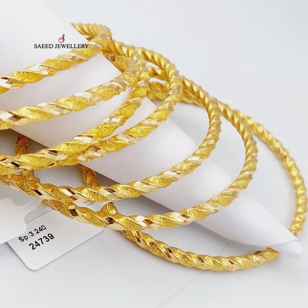 Twisted Hollow Bangle