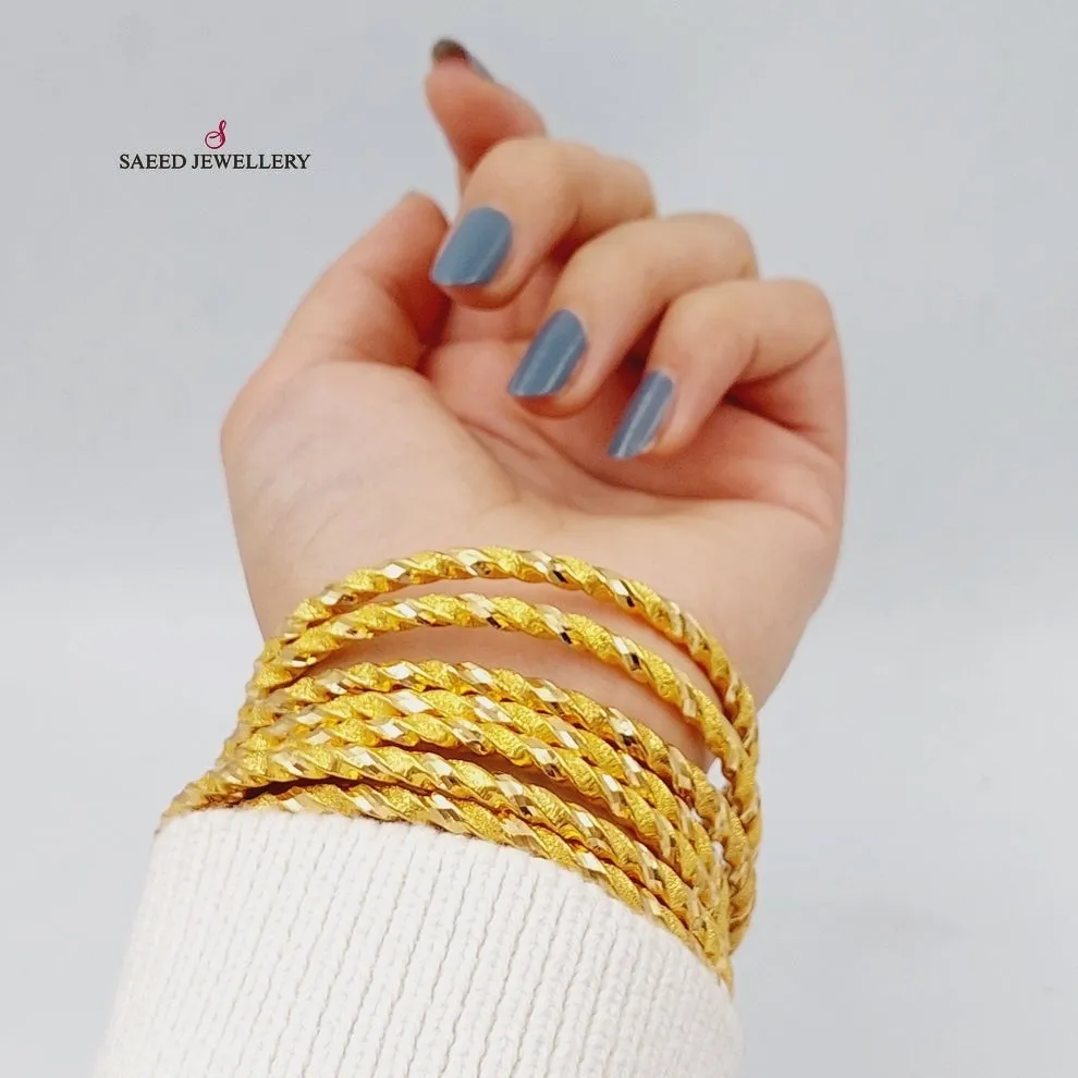 Twisted Hollow Bangle