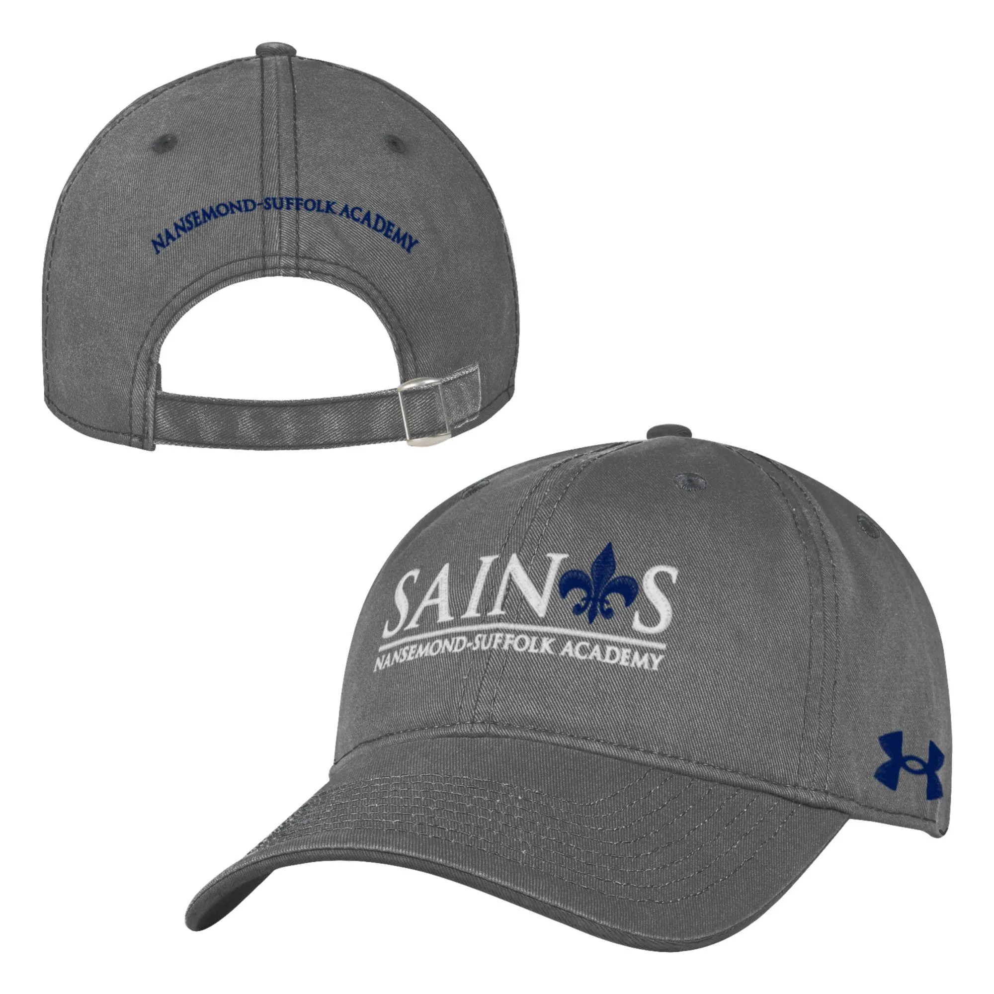 UA Adult Washed Performance Cotton Hat - Saints