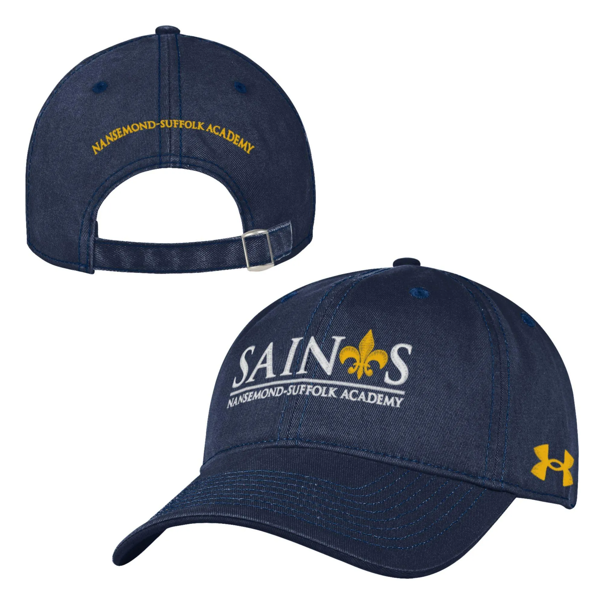 UA Adult Washed Performance Cotton Hat - Saints