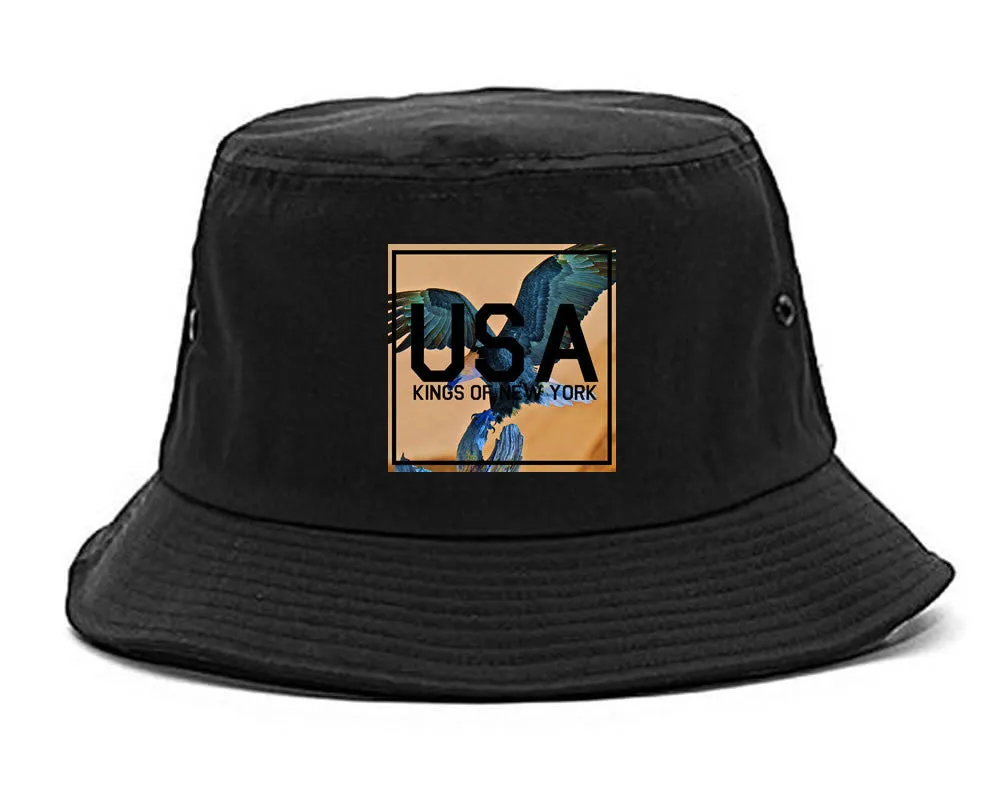 USA Bald Eagle America Bucket Hat