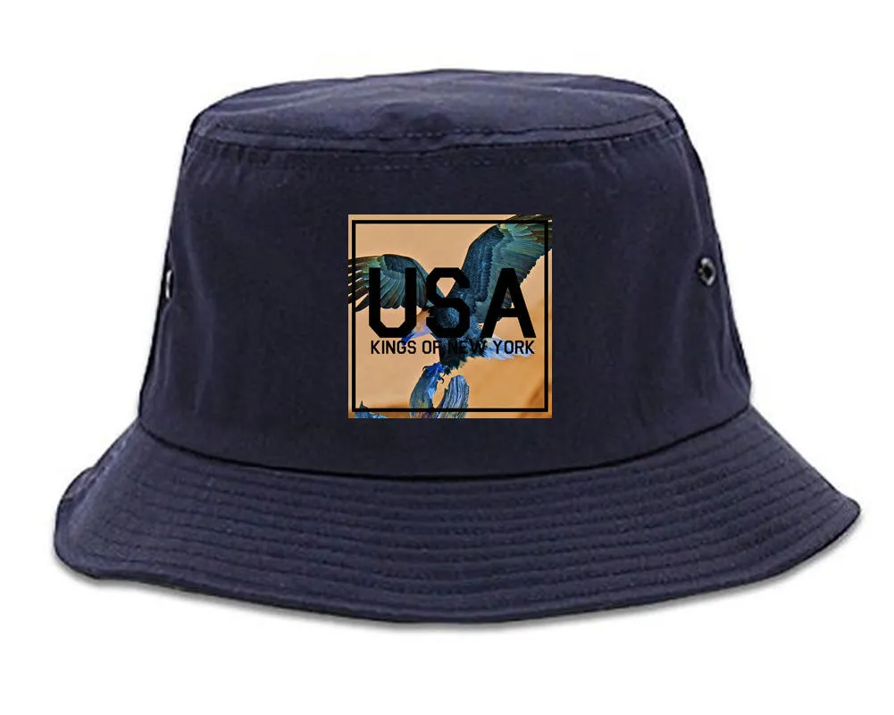 USA Bald Eagle America Bucket Hat