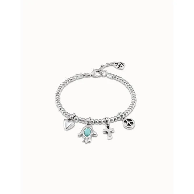 Values Turquoise Metal Natural Stone Bracelet