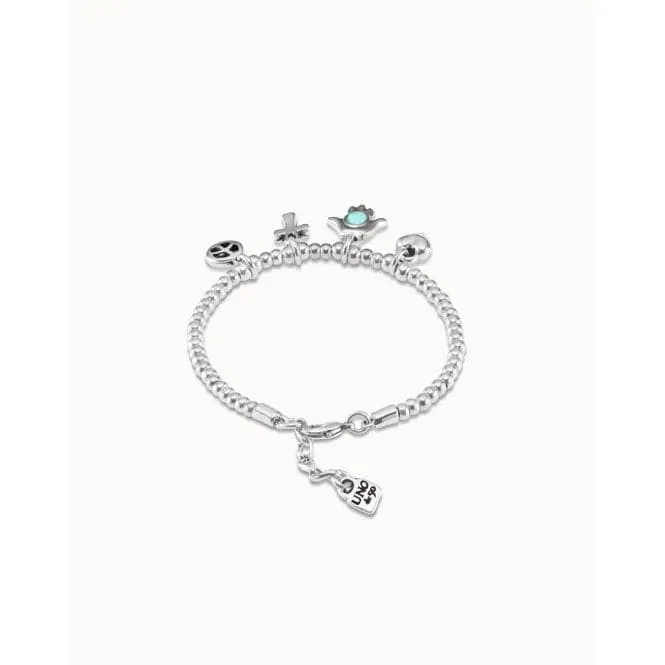 Values Turquoise Metal Natural Stone Bracelet