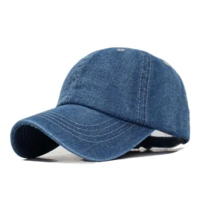 Washed Denim Jeans Men Baseball Cap Women Snapback Hats Caps For Men Falt Bone Gorras Casquette Solid Male Dad Baseball Hat Cap