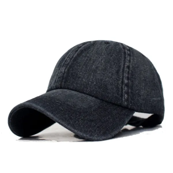 Washed Denim Jeans Men Baseball Cap Women Snapback Hats Caps For Men Falt Bone Gorras Casquette Solid Male Dad Baseball Hat Cap
