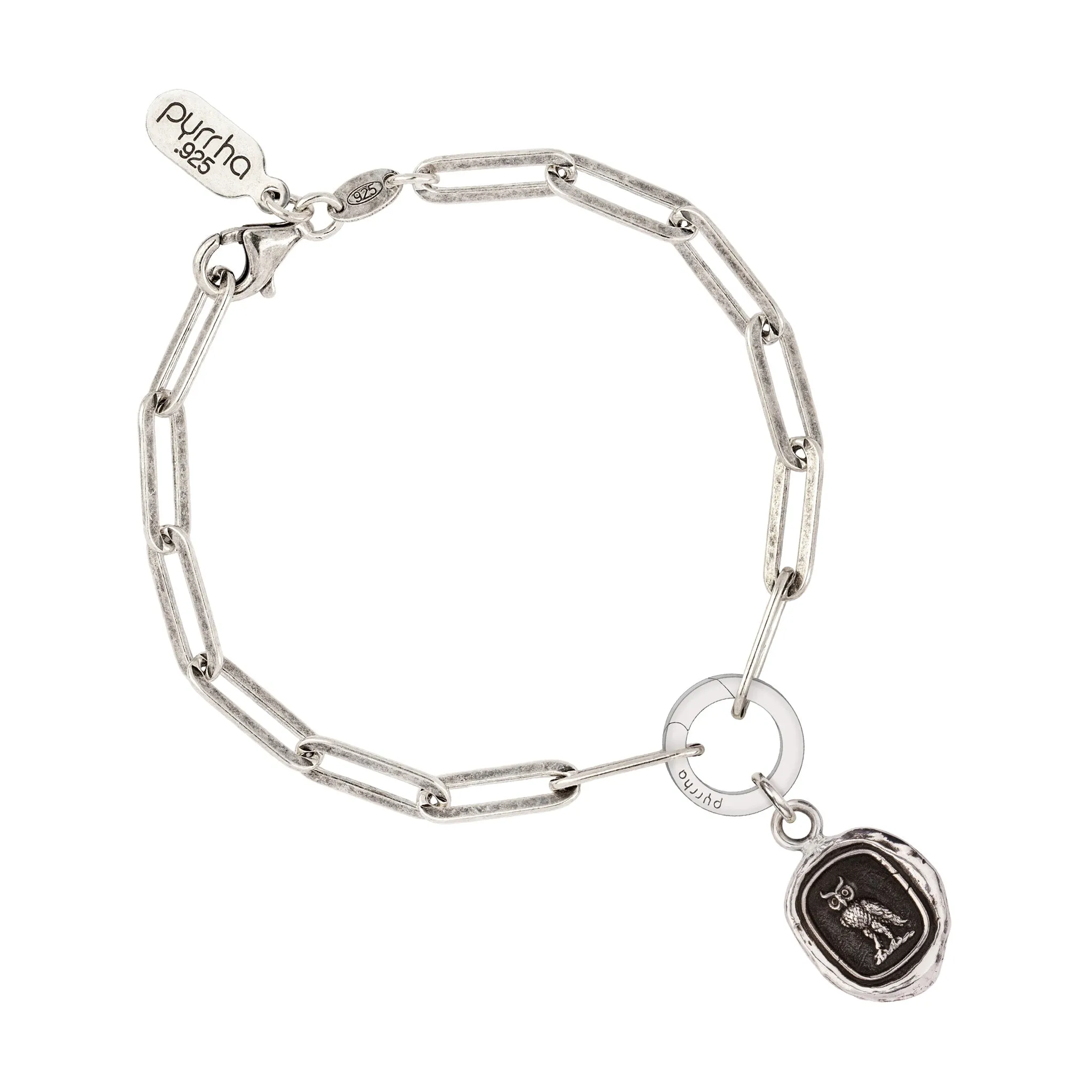 Watch Over Me Paperclip Chain Bracelet