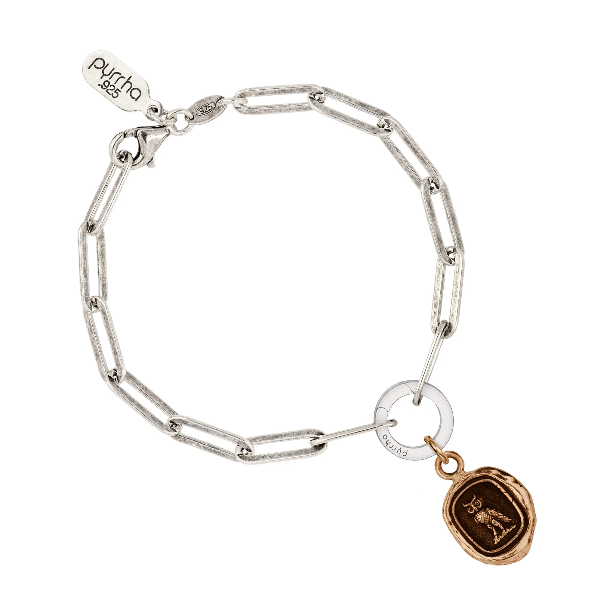 Watch Over Me Paperclip Chain Bracelet