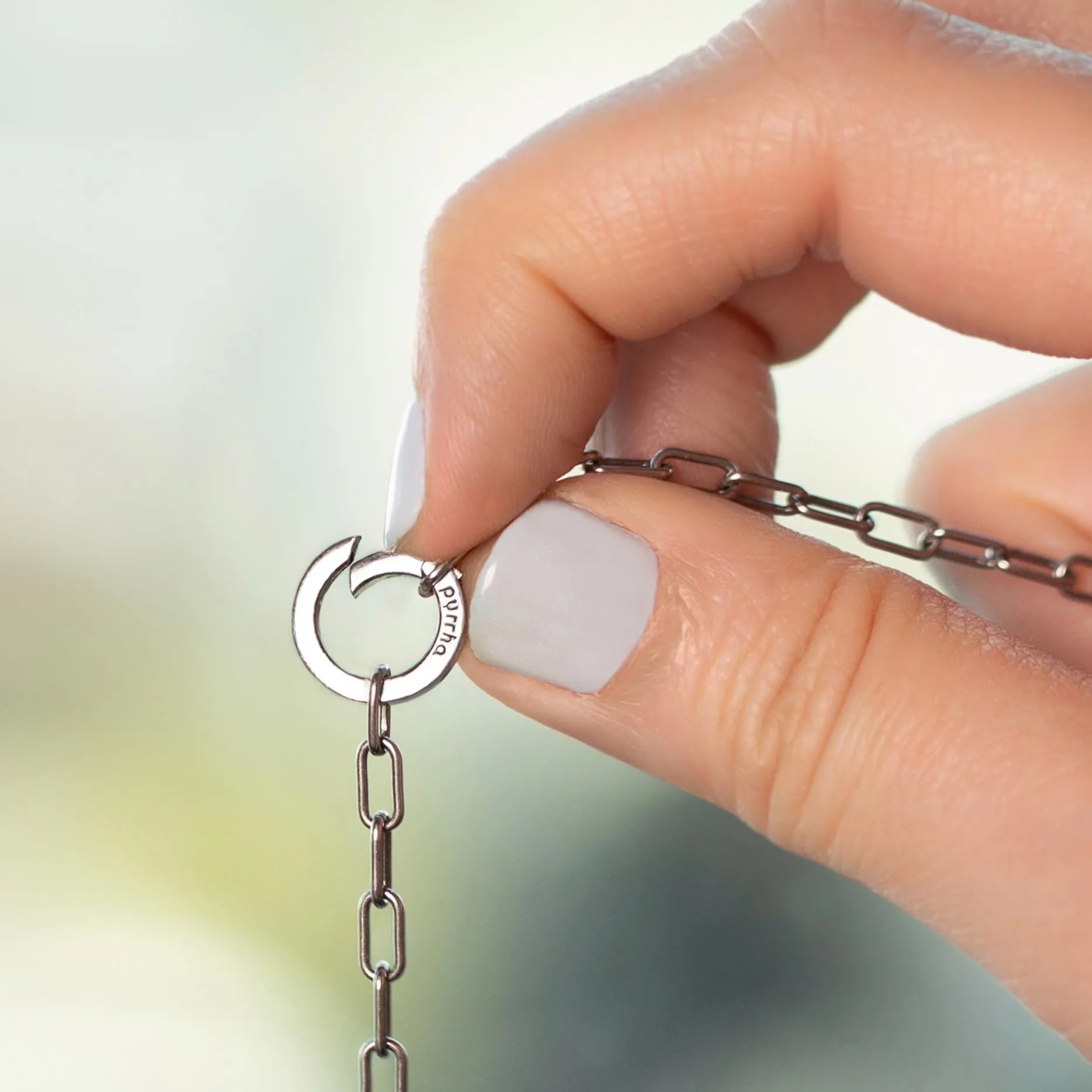Watch Over Me Paperclip Chain Bracelet