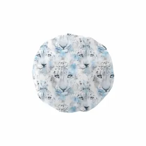White Leopard  Shower Cap