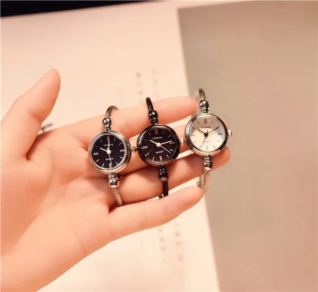 Women's Gold Bangle Luxury Bracelet Watch